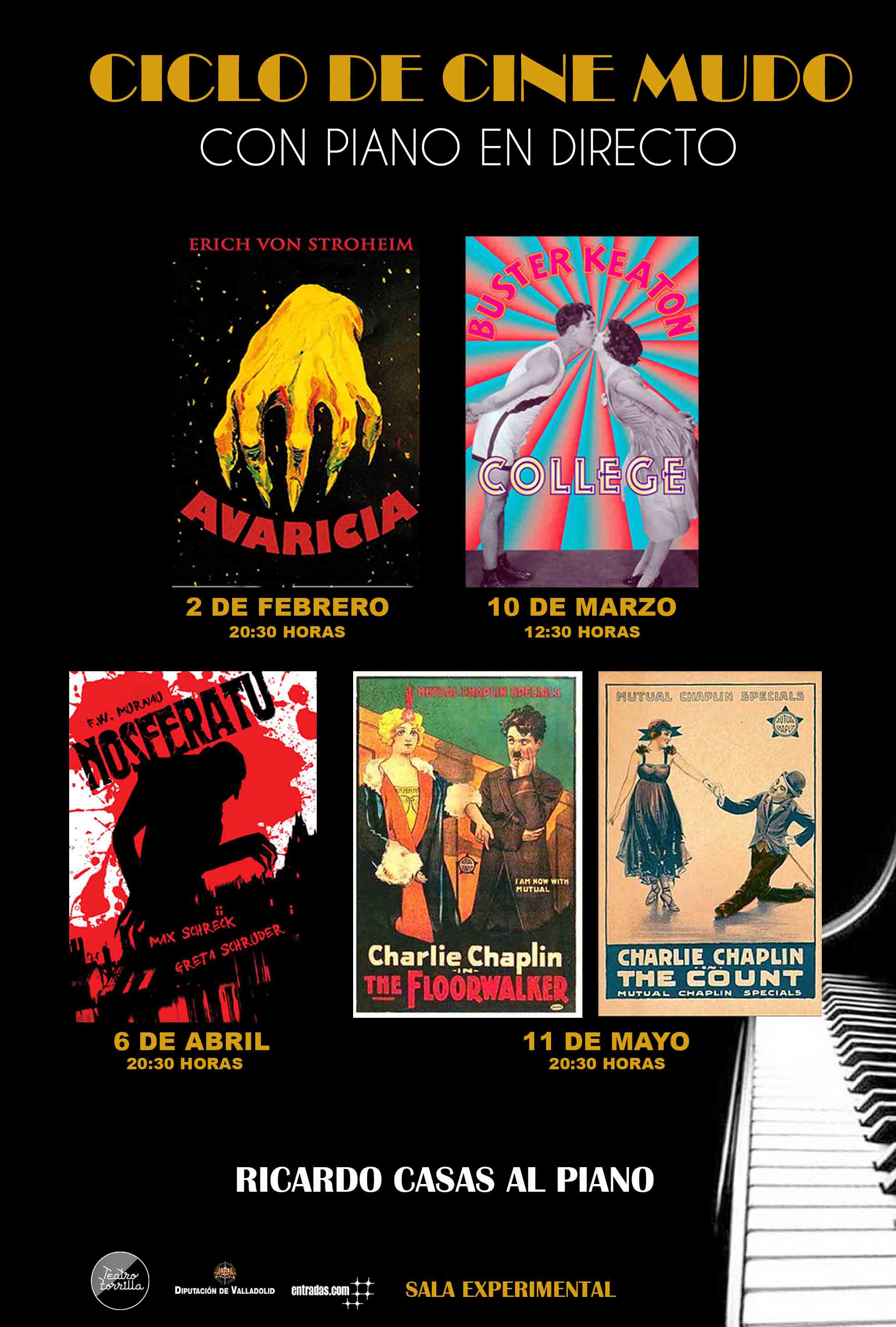 6 de Abril: Ciclo de cine mudo: Nosferatu / Sala Experimental