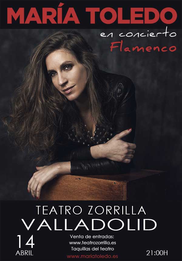 14 de Abril: María Toledo en Concierto