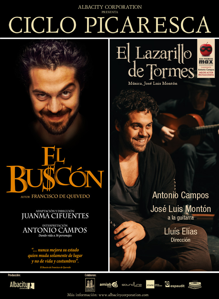 17 y 18 de Mayo: Ciclo Teatro Pícaro: El Lazarillo y El Buscón