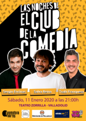 11 de Enero de 2020: Las noches de El Club de la Comedia en Valladolid