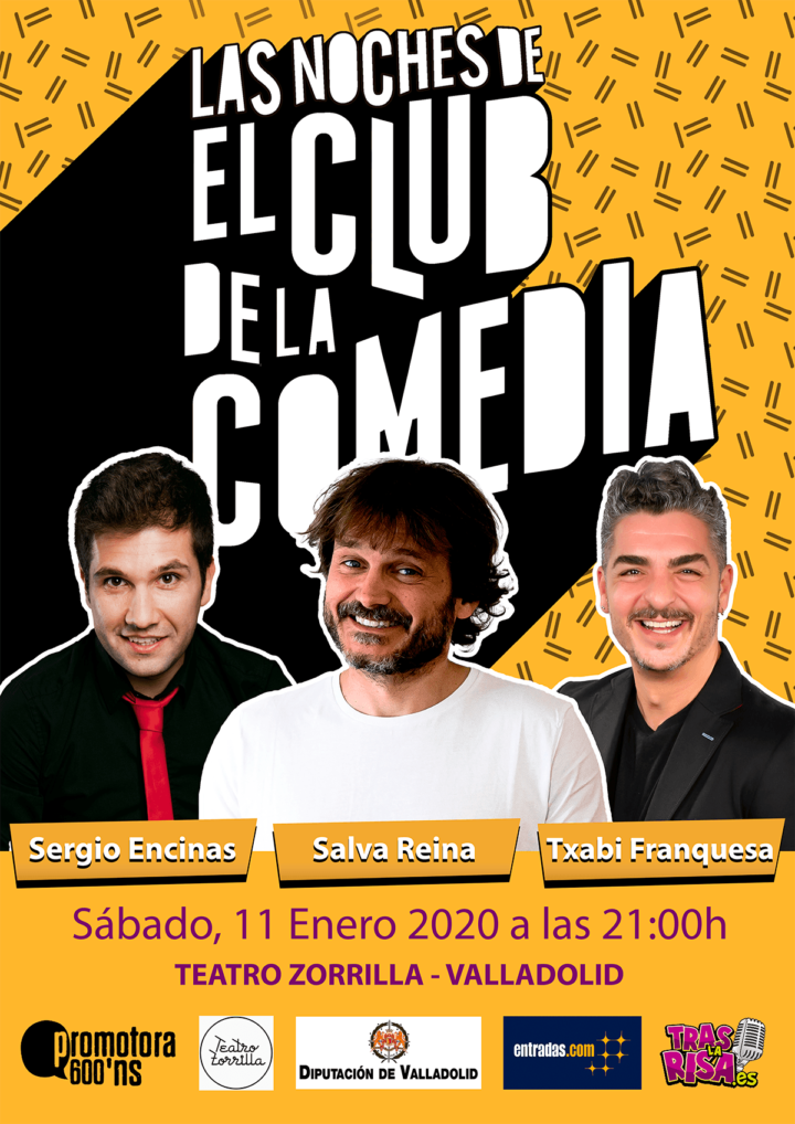 11 de Enero de 2020: Las noches de El Club de la Comedia en Valladolid -