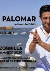 13 de Marzo de 2020: David Palomar, cantaor de Cádiz