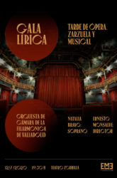 12 de Julio de 2020: Gala Lírica: Ópera, Zarzuela y Musical