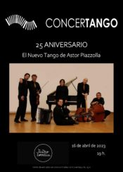 16 de abril. <br>CONCERTANGO 25 ANIVERSARIO.