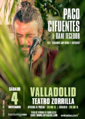 4 de Noviembre. <br>CONCIERTO PACO CIFUENTES .