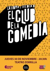 30 de Noviembre. <br> LA HORA Y MEDIA DE EL CLUB DE LA COMEDIA.