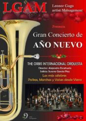 1 de Enero. <br> CONCIERTO AÑO NUEVO. THE ORBIS INTERNACIONAL ORQUESTA