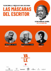 17 de Abril. <br>LAS MÁSCARAS DEL ESCRITOR.