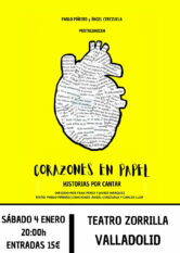 4 de Enero<br>CORAZONES EN PAPEL.