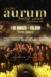 1 de Marzo<br>AURUM - Bandas Sonoras a la Luz de las Velas.