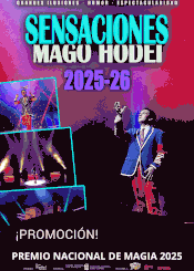 9 de Noviembre<br>SENSACIONES MAGO HODEI.