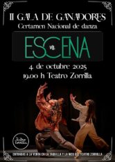 4 de Octubre<br>II GALA DE GANADORES DEL CERTAMEN NACIONAL DE DANZA ESCENA VALLADOLID.