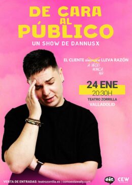 24 de Enero<br>DE CARA AL PÚBLICO. DANNUSX