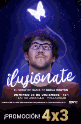 28 de Diciembre<br>ILUSIÓNATE. EL SHOW DE LA MAGIA DE BORJA MONTÓN.