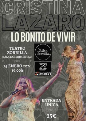 25 de Enero<br>CRISTINA LÁZARO. LO BONITO DE VIVIR.